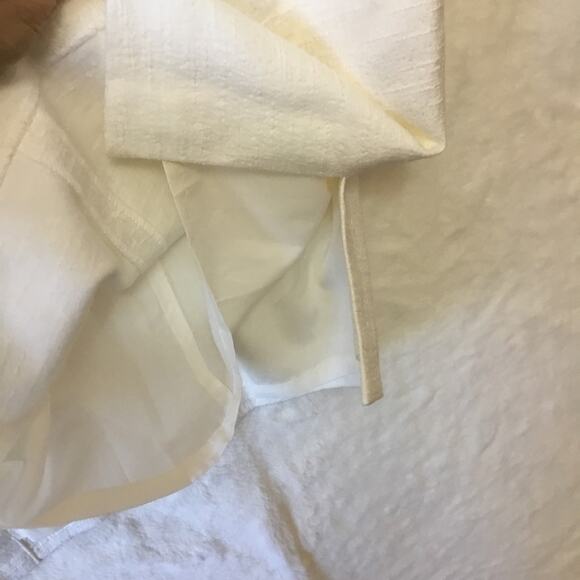 Loft White Slit Pencil Skirt - Picture 6 of 9